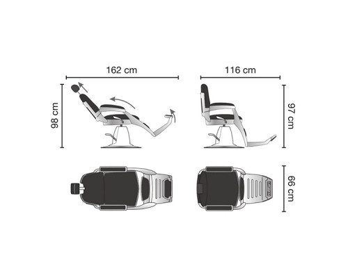 Мужское кресло JUPITER 388 LIMITED