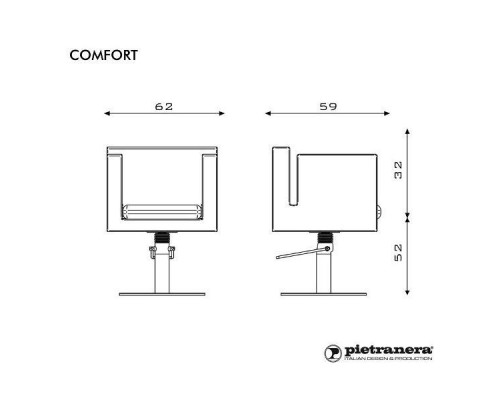 Кресло парикмахерское COMFORT